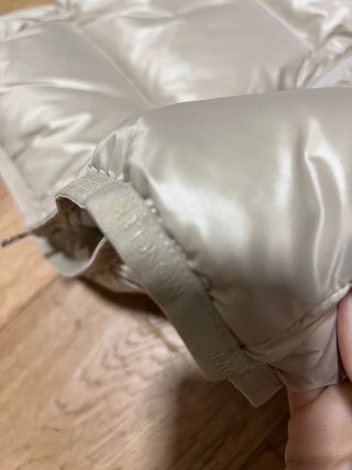 Moncler Piumino Bianco Perlato Tg 0