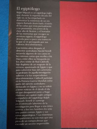 El egiptólogo (novela Arthur Phillips)