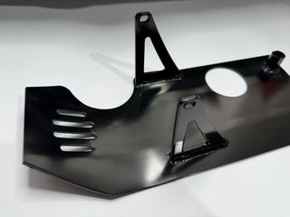 Cubrecarter aluminio Pit Bike negro 110cc 125cc