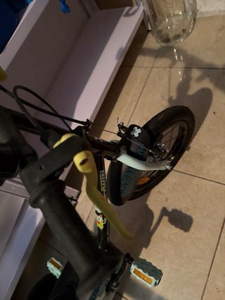 Bicicleta infantil con ruedines