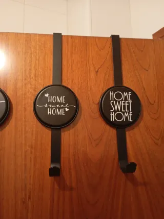 Percheros decorativos Home Sweet Home