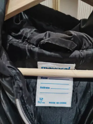 Chaleco Mayoral Talla 12 Negro