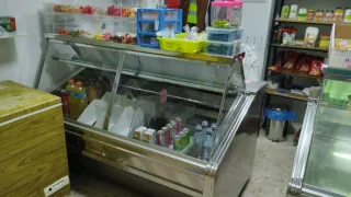 Vitrina expositora refrigerada   acero inoxidable