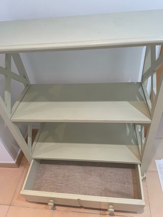 Estantería auxiliar de madera beige