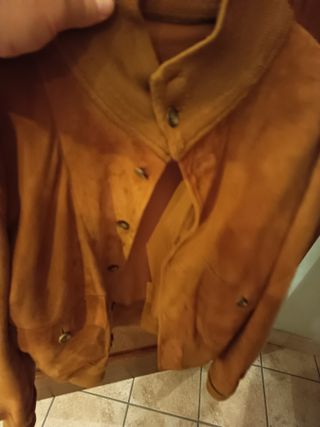 Giacca Rennino camoscio uomo vintage