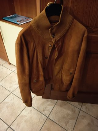 Giacca Rennino camoscio uomo vintage