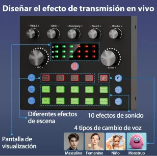 Kit Podcast Micrófono Brvomussy Negro