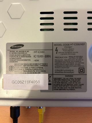 Samsung Home Cinema HTC-330