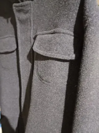 Cazadora de paño gris