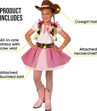 Costume da Cowgirl Bambina Taglia L MC001