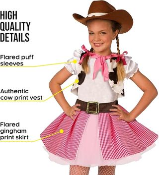Costume da Cowgirl Bambina Taglia L MC001