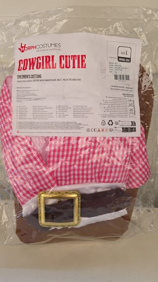 Costume da Cowgirl Bambina Taglia L MC001