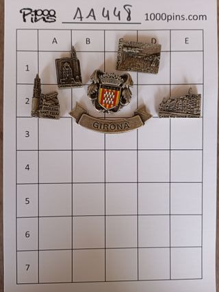 AA448 Colección pins de Girona