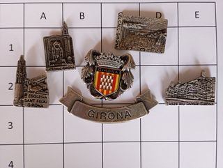AA448 Colección pins de Girona