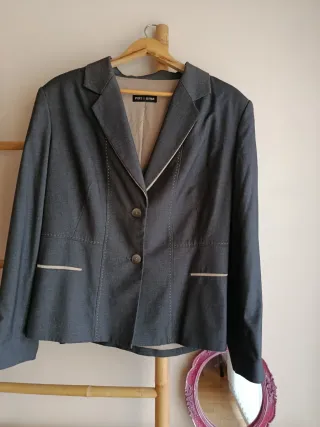 Blazer Punto Roma Gris Talla 52
