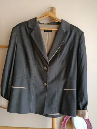 Blazer Punto Roma Gris Talla 52