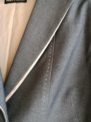 Blazer Punto Roma Gris Talla 52