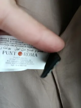 Blazer Punto Roma Gris Talla 52