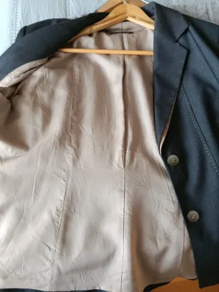 Blazer Punto Roma Gris Talla 52