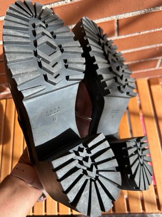 Zapatos Zara mujer cordones talla 41