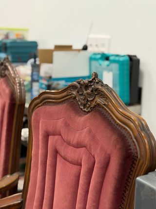 2 Sillas antiguas estilo Luis XVI