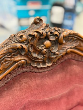 2 Sillas antiguas estilo Luis XVI