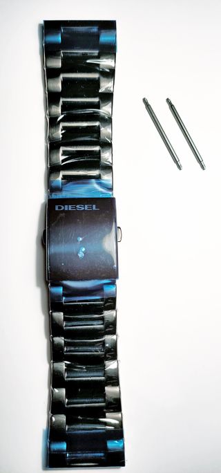 Correa reloj Diesel gris negra
