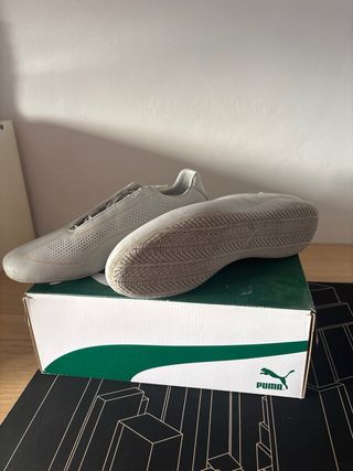 Tenis Puma Porsche Diseño Blanco/Dorado