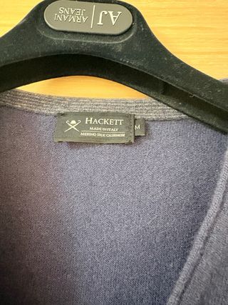 Chaleco punto Hackett azul marino