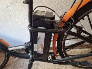 Bicicleta con batería