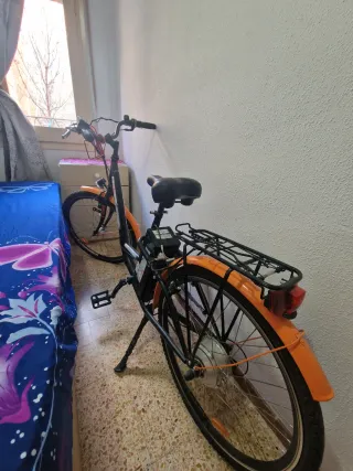 Bicicleta con batería
