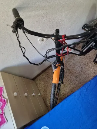 Bicicleta con batería
