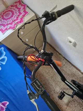 Bicicleta con batería