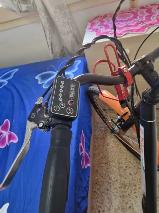 Bicicleta con batería