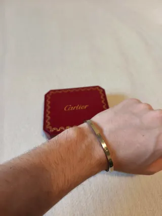 Pulsera Cartier plateada