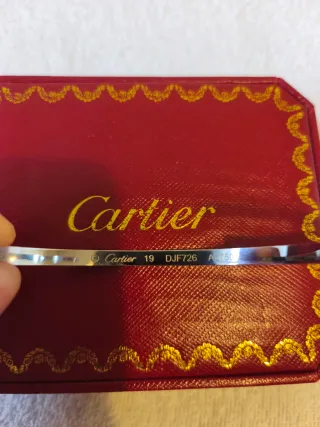 Pulsera Cartier plateada