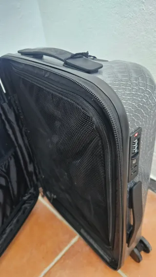 Maleta Roberto Cavalli Negra/Gris Nueva