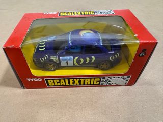 Scalextric Tyco Subaru Impreza azul 1 sin abrir