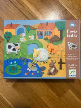 Puzzle táctil Djeco 20 piezas