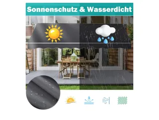 Toldo exterior manual gris