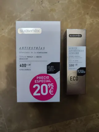 Lote Antiestrías suavinex 400ml + 100ml