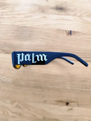 Gafas de sol Palm Angels negras y amarillas