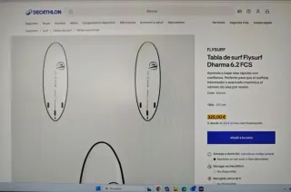 Tabla de surf para principiantes e intermedios
