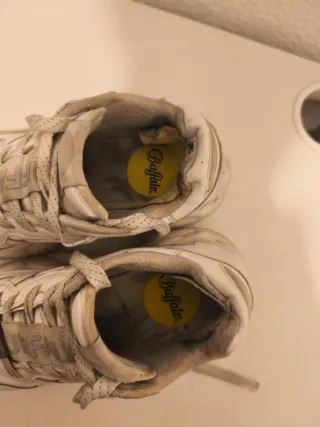 Zapatos Buffalo blancos mujer