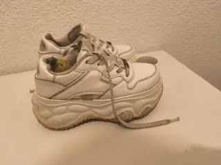 Zapatos Buffalo blancos mujer