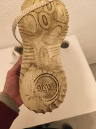 Zapatos Buffalo blancos mujer