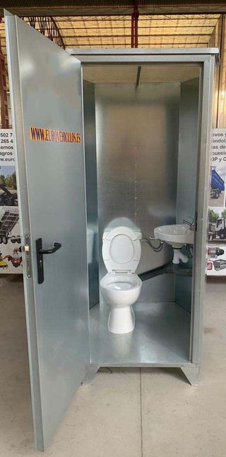 Sanitario modulo con ducha aseo portatil