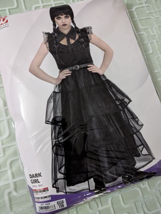 Costume Mercoledi Addams Bambina Taglia 158