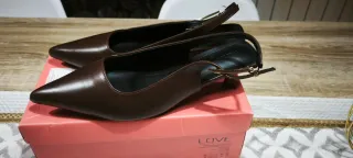 Zapatos destalonados Shein marrones