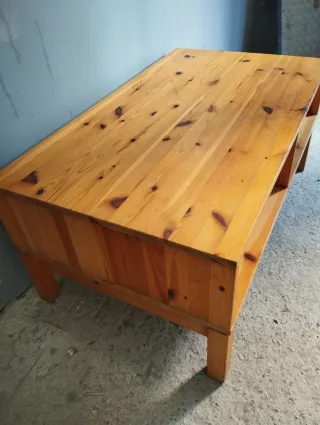 Mesa centro madera maciza